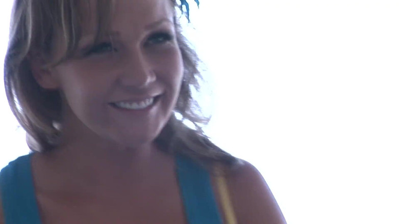 Big Tits World: Cute busty girl rides a big cock shaking her big...