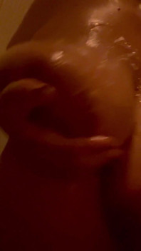 Pregnant Washing My Titties in the Shower