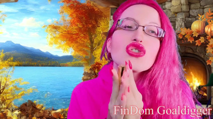 FinDom Goaldigger: Transformation du lipgloss rose