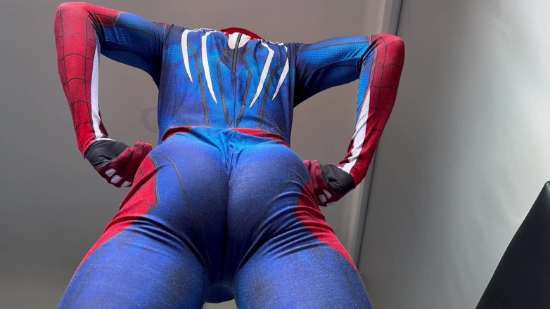 Andcristiann: Peter Parker? Horny Spiderman Shoots Webs of Semen
