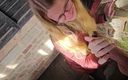 Bikergirl_97: Erster Outdoorfick Des Jahres an Burgruine
