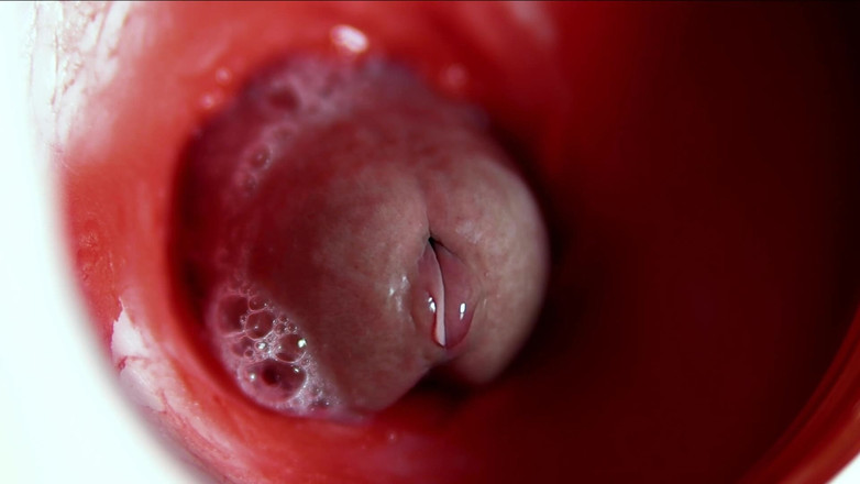 SEXY_GUYBEST: Um grande pau bonito flui abundantemente dentro de um buraco...