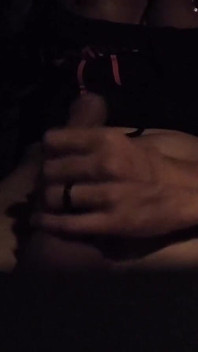 Wife Drives Me Around Town While I Jerk My Cock with My Tits Out
