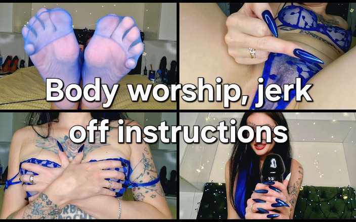 Dominatrix Nika: Seksi iç çamaşırları ve çoraplar, vücuda, ayaklara ve göğüslere tapınma.