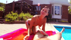 Pegasus amateurs only: Jeux de bite et de chatte mouillées au bord de...