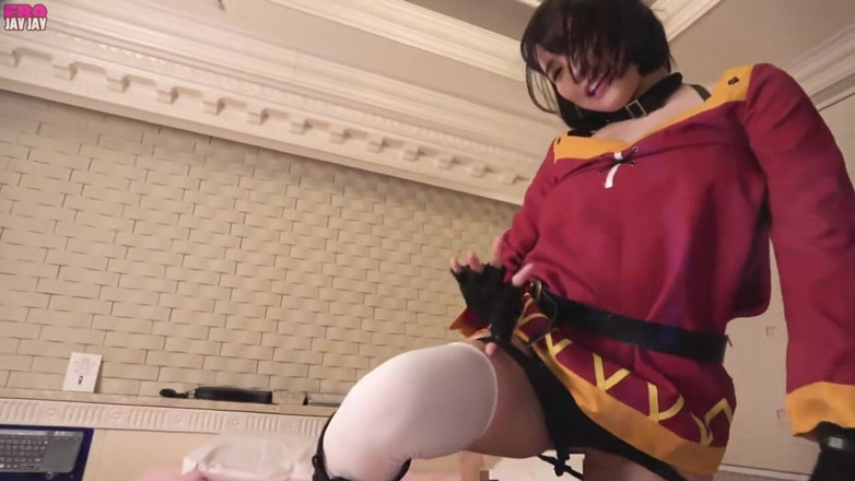 Eros-JavJav: Anime giapponesi cosplay megumin -