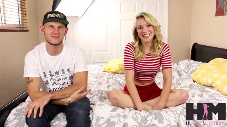Hussie Auditions: Cali Sparks, alias Zoey Taylor, première scène B/G avec Brian...