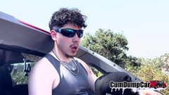 CumDumpCar: Caught Fucking Public Action Deep Breeding Latinos