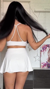 Silky Hairjob Fantasy - My Long Hair Fucks Your Cock