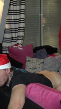 A boy fucked raw by Latino for Christmas