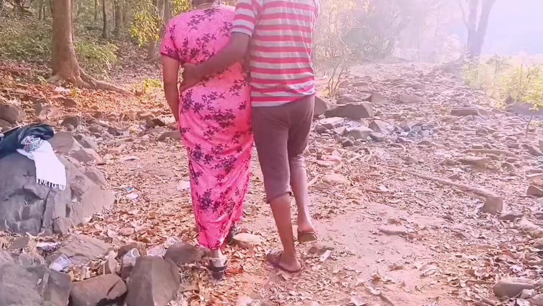 Telugu honey lips: Desi Stepmom and Stepson Outdoor Sex Telugu Dirty Talks