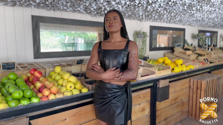 Porno Baguette: Geiles, schönes ebenholz, wird wirklich hart geknallt