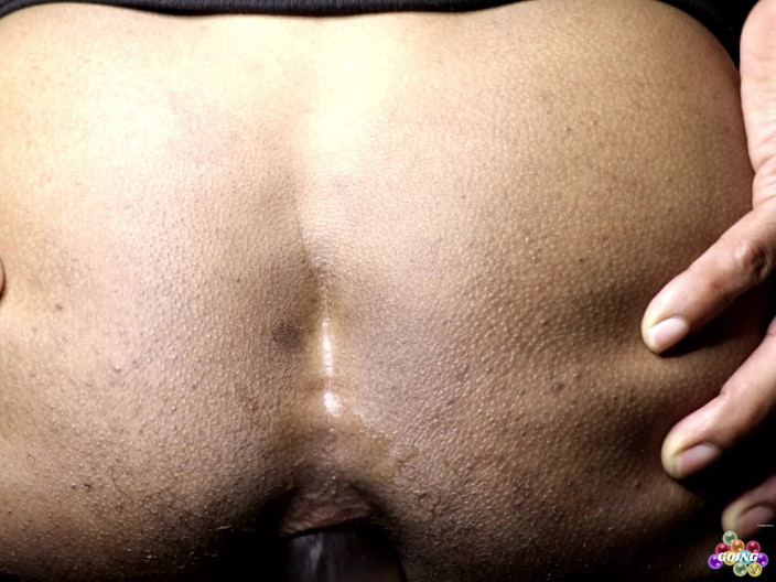 Going Marblesxxx: Ebony Booty Jízda na robertku