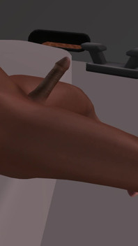 Animasi lucah gay 3d - lelaki hitam solo menggoncang batang dalam gaya doggy