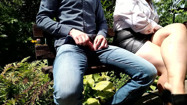 OurFetishLife: Outdoor BBW lets step son cum quickly from her milking