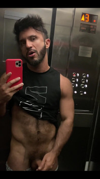 Delicious straw in the elevator…