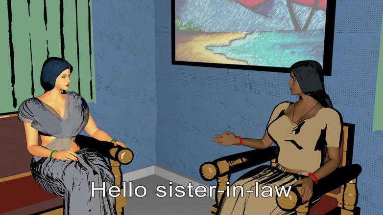 Animxyzn: Мачеха рассказывает пасыню о своем прошлом сексе