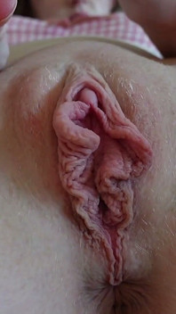 Big Labia Pussy Spreading Closeup