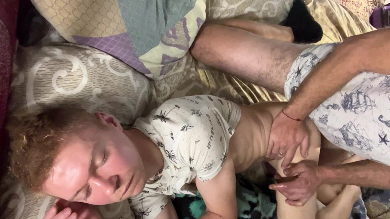 MaxHotty: Stepdaddy Fucks Teen Slut's Tight Asshole and Cum Inside