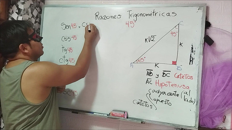 Rosaroja: 16 Trigonometry: 45 Angle - Trigonometric Ratios
