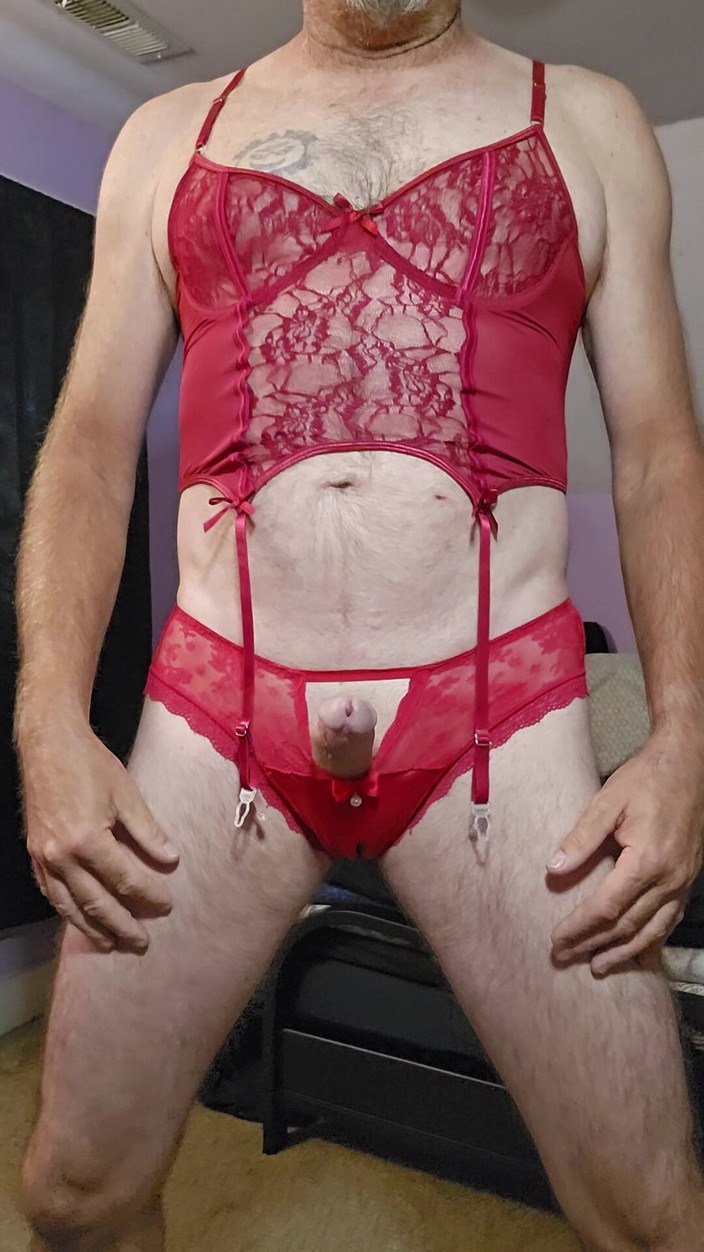 Fantasies in Lingerie: Můj sexy červený outfit