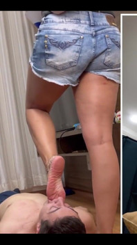 Sert ve seksi ayak öğürme 2 açı