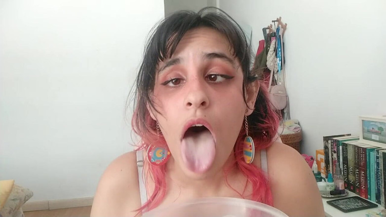 Ms Candy Bunny: Silly Bimbo Slut Steals Your Cum! - Ahegao &amp; Spit