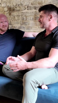 Muscle Coach Studs Dickmatized Hard - Gay Bareback Jock Action!