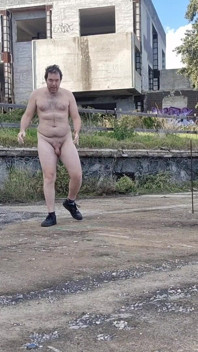Completely Naked in a Square
