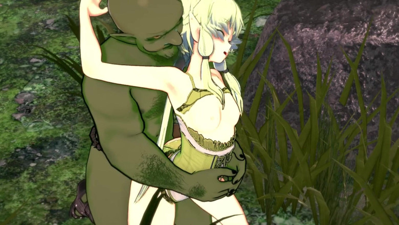 AnimeXtremoPH: Elf Archer este futut în pădure de un goblin