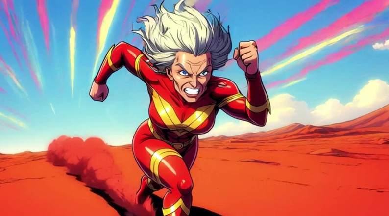 AI Porn: Clipuri de acțiune super-erou sexy