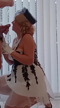 Romantic Evening with Girlfriend in Front of Webcam Part 2 - Photostatting and Cums Hot on Face
