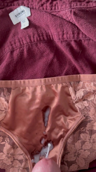 Cum on Wife’s Panties 16