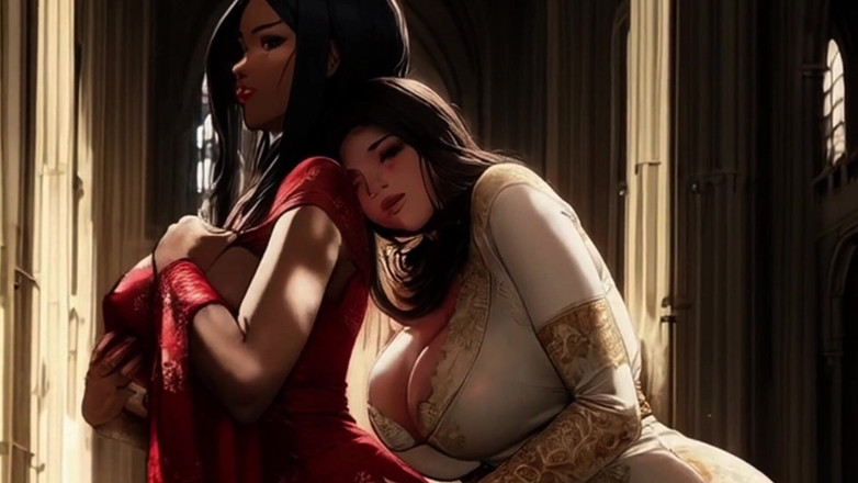 Spicy Toons: 女性は新しいスパイシートゥーン変態で教会でペニスをしゃぶるのが大好きです