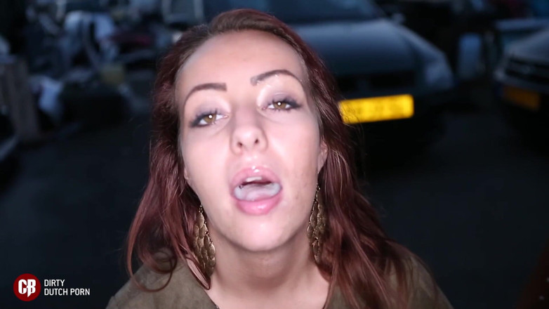 Cumbizz: Typical Dutch teen cum slutting