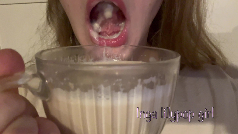 Inga lillypop girl: Beri aku susu!