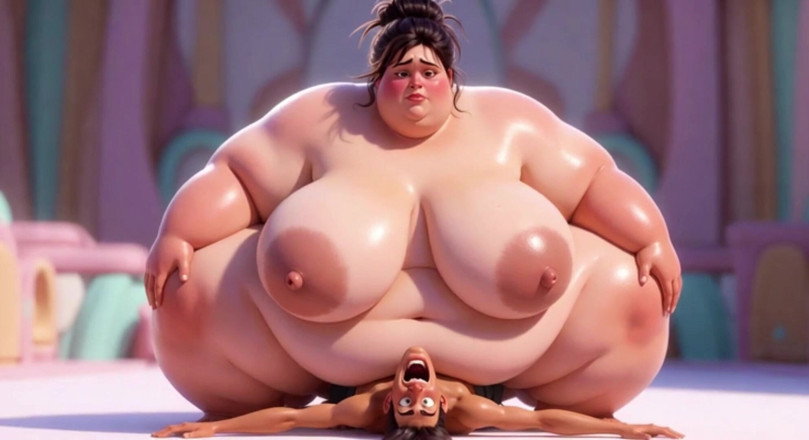 YOUR BEST FANTASY: Giant SSBBW Crushes Man with Her Massive Enormous Breasts