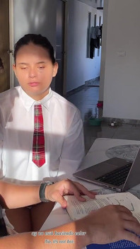 Una Colegiala Descarada Solo Queria Follar!!