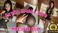 Tiny 18yo Multiple Cum