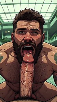 Seni fantasi blowjob di Mall Terbiar