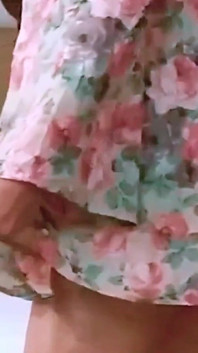 Pai-chan en vestido floral