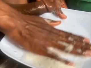 Spiderbang: He Washed the Dishes Clean with His Cute Sweet Dick