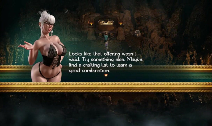 Dirty GamesXxX: Treasure of Nadia: girl is riding ancient dildo episode 17