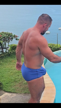 Swim Trunks Full of Dick