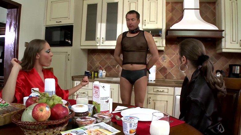 German BDSM MMV: 顺从的奴隶被凌乱的快乐覆盖