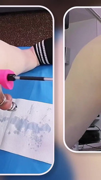 Fantastische neukmachine anale dildo neuken in kuisheidskooi