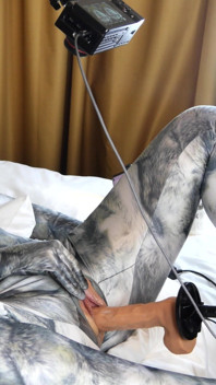 Nora Fox Wolf Zentai Encasement Machine