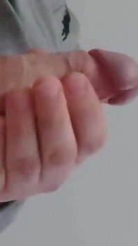 Milking My Cock with a Ring on My Balls