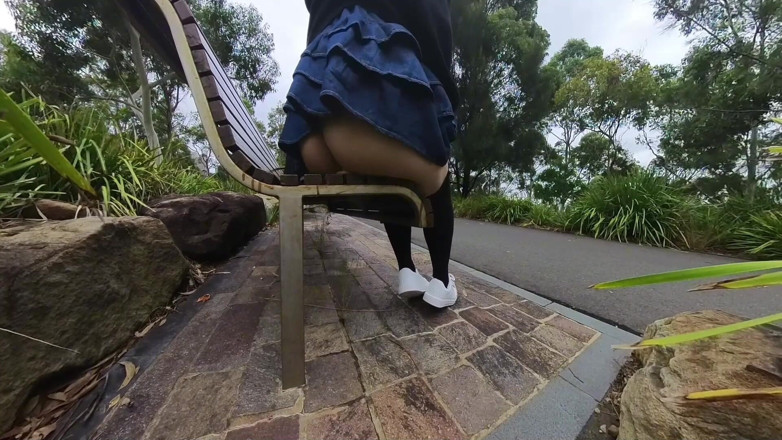Asiansissypublic: Walking Around in the Busy City, Riding a Dildo in...