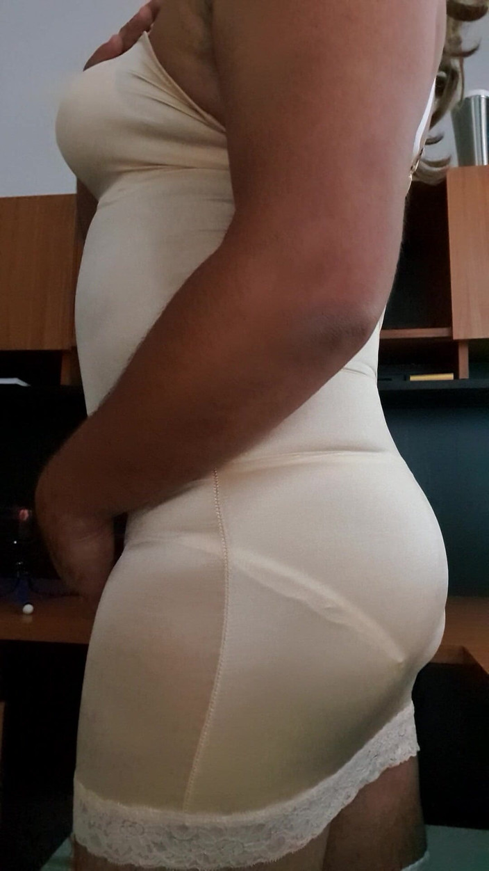 Sexy shinny clothes: Mostrar shapping nylon slip